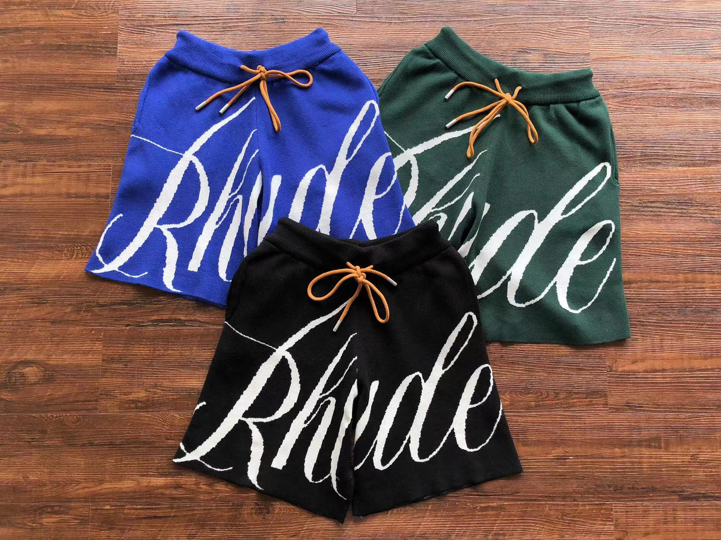 Rhude Cursive Logo Shorts