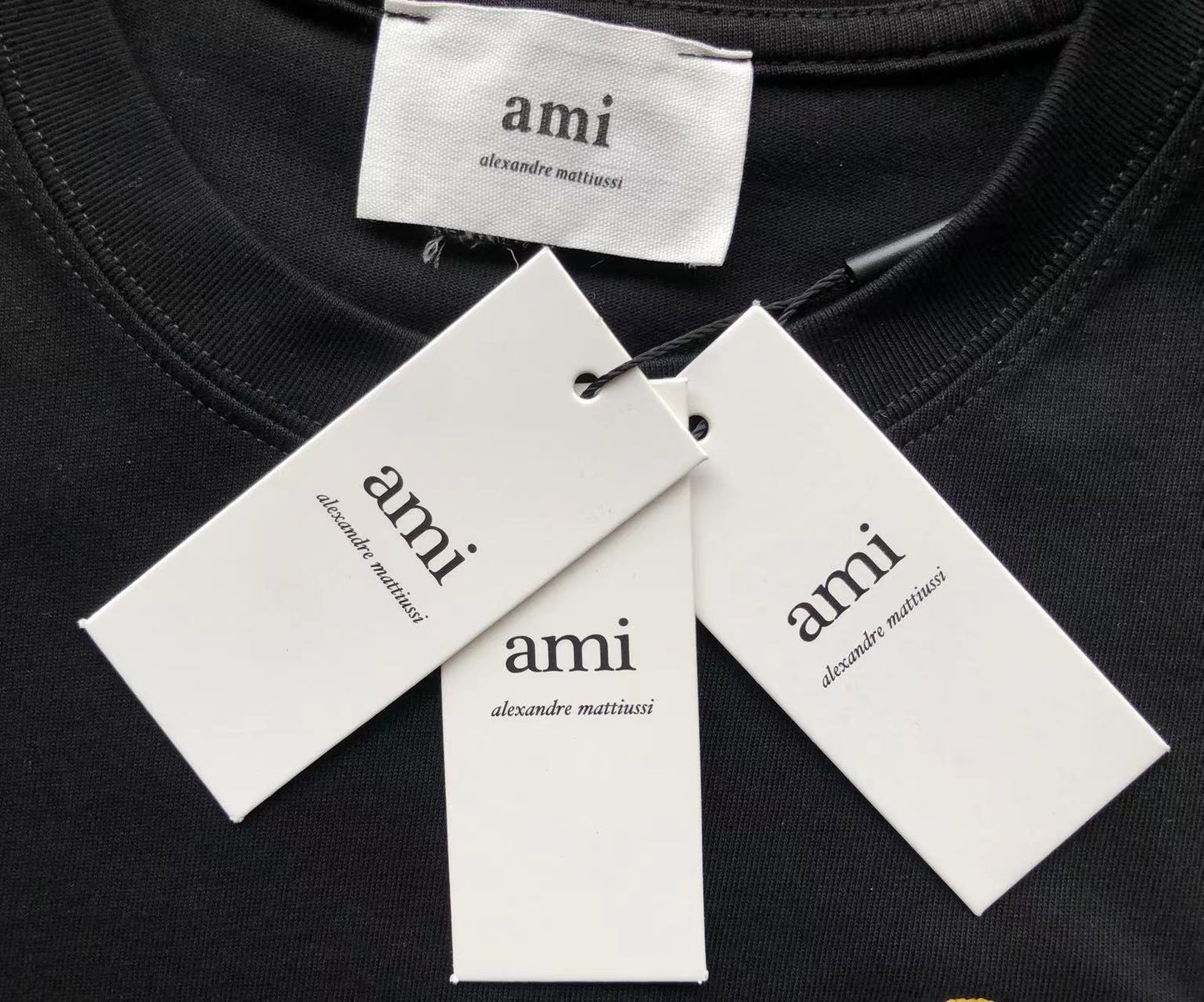 Ami Embroidered Logo Tee