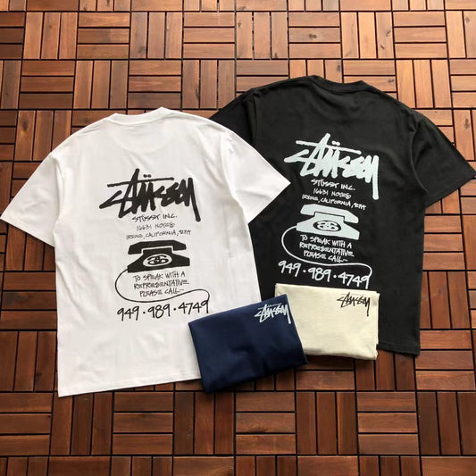 Stussy Old Phone Pig Dyed Tee